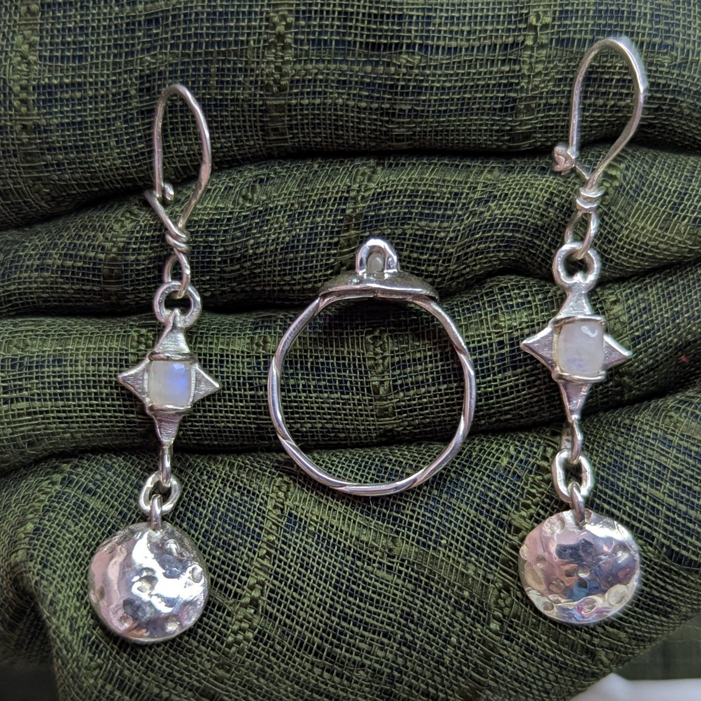Celestial set - Moonstone