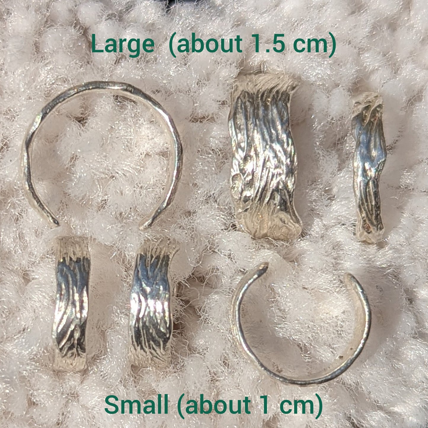 Silver Branch ear cuff